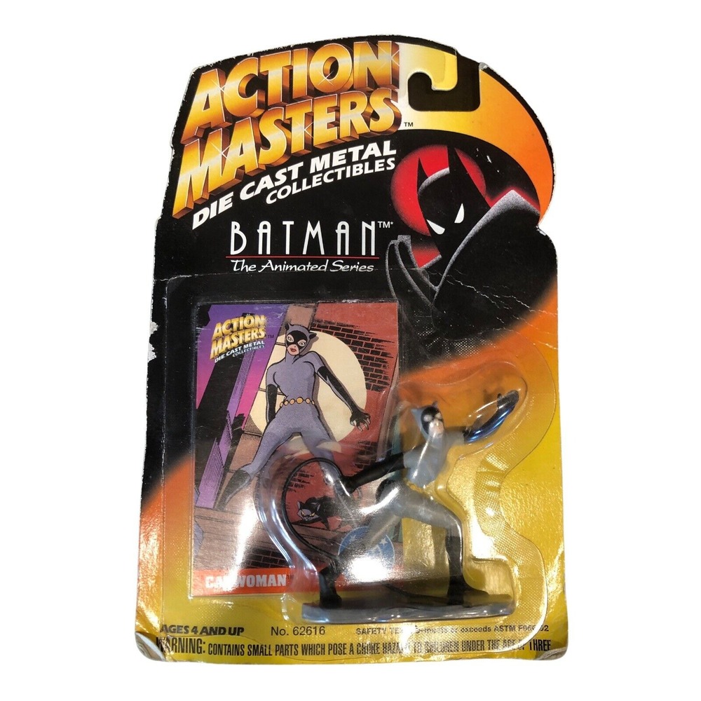 Catwoman Die-Cast Figure 1994 Kenner Action Masters Batman Animated Series NOS‎